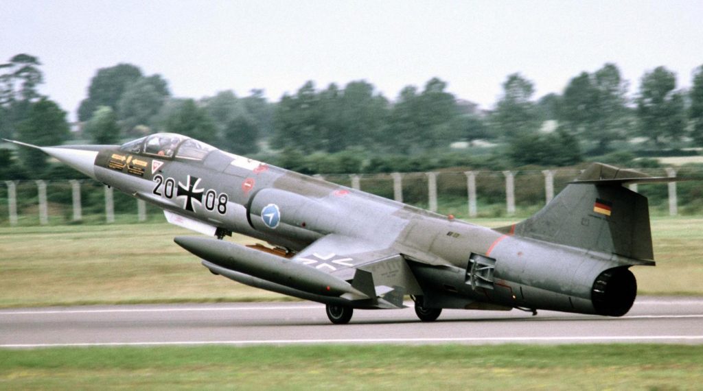 F-104G на Luftwaffe - възможно най-лошия пример за безопасна експлоатация