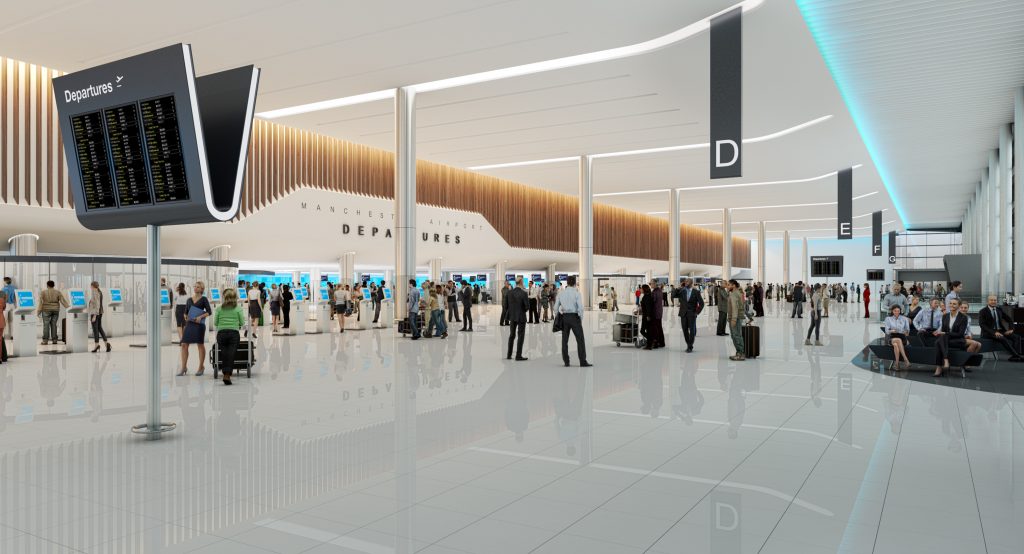 Инвестицията в обновяването на терминалите на летище Манчестър е за няколко милиарда паунда