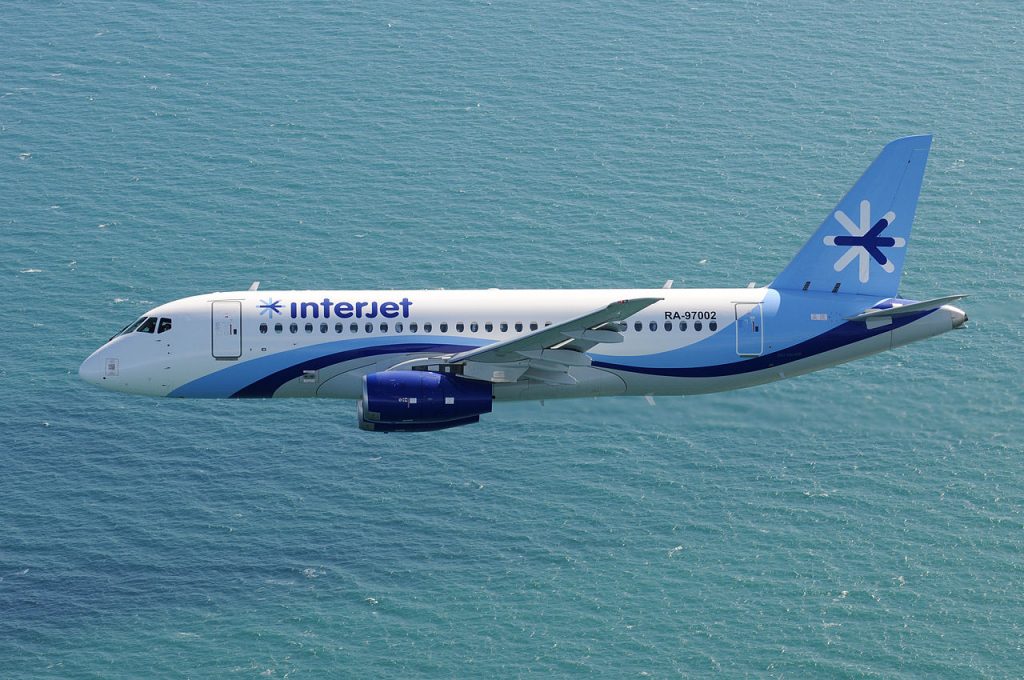 Interjet имаше 10 Суперджета във флота, преди да се откаже окончателно от услугите на Сухой