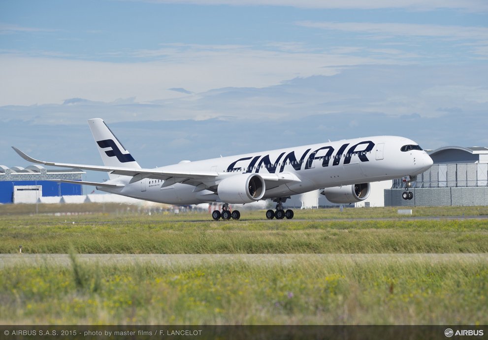 Finnair A350-XWB. Снимка: Airbus