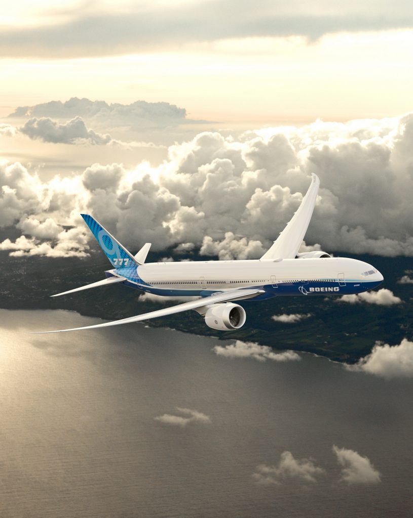 Boeing777Х. Снимка: Boeing