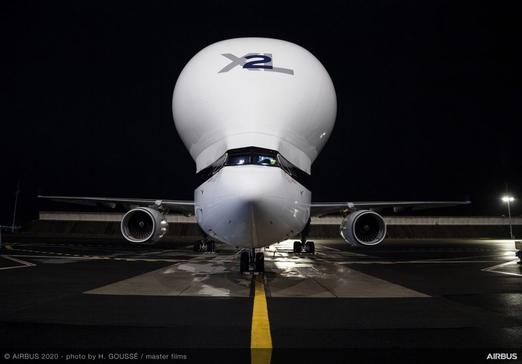 First BelugaXL delivered to ATI - On ground