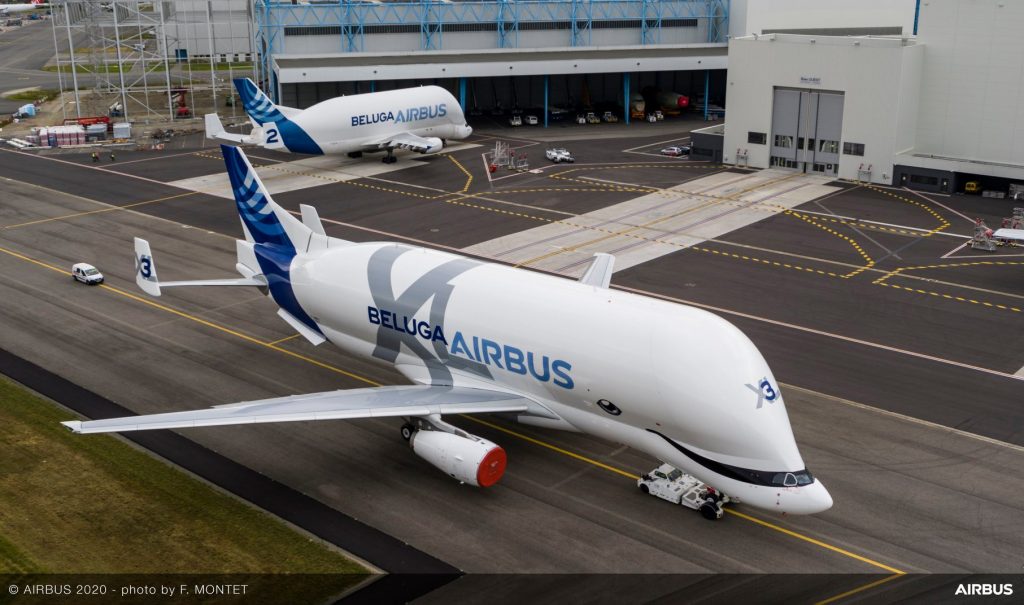 Beluga XL в Тулуза. Снимка: Airbus