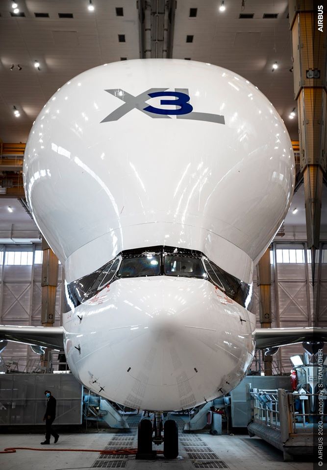 Beluga XL в Тулуза. Снимка: Airbus