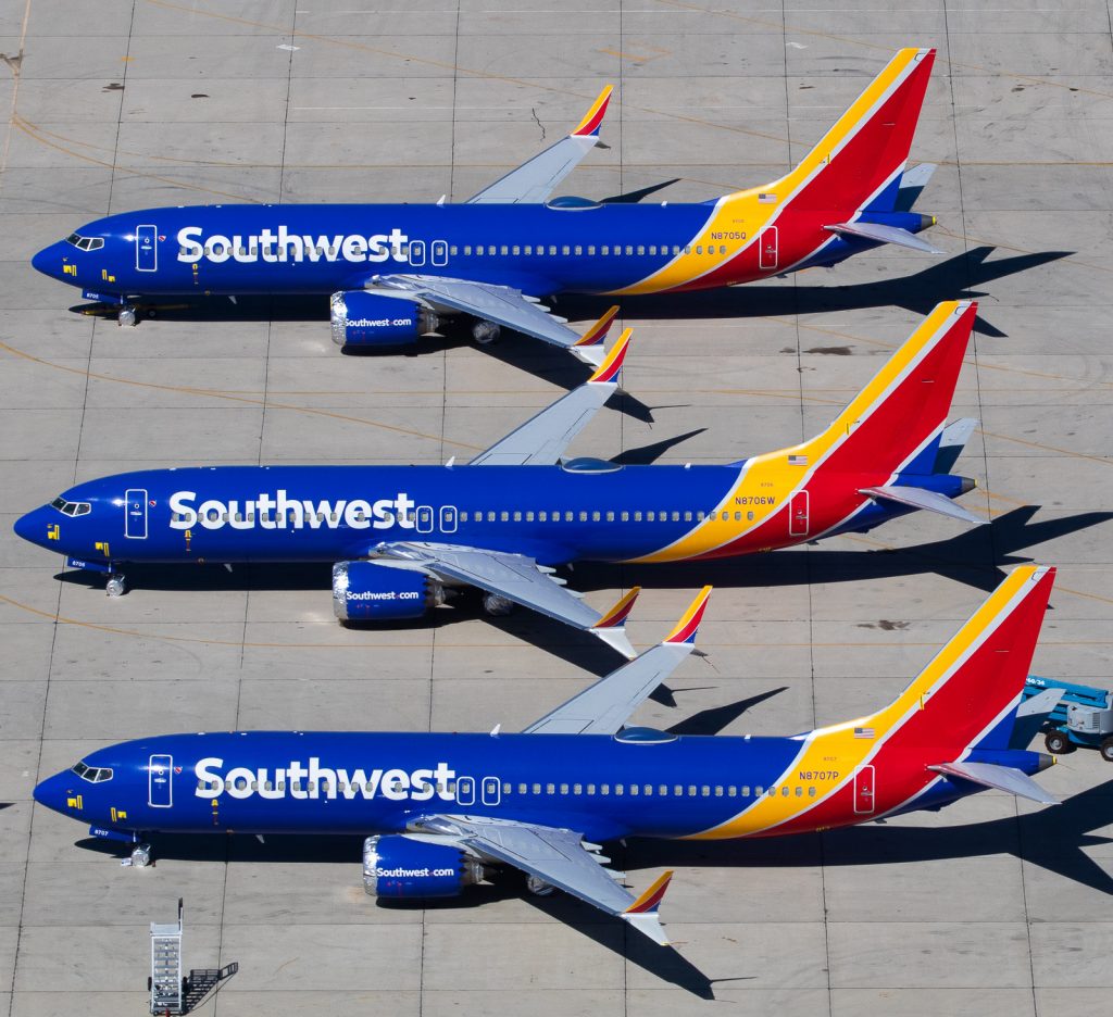 Американската Southwest е най-големия оператор на 737 MAX в света и компанията с най-голям брой поръчани самолети от типа