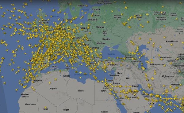 Графика и данни: Flightradar24